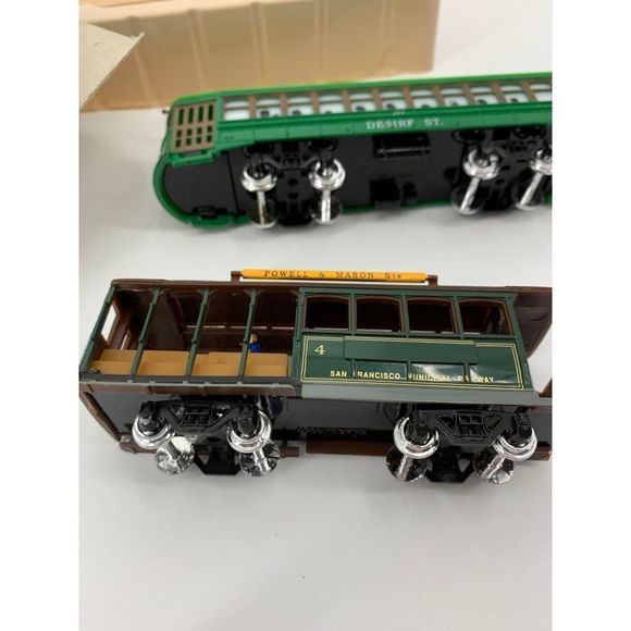VTG Miniature Classic Streetcars NIB Desire St Powell & Mason Trolly Cable 1042 - Picture 5 of 8